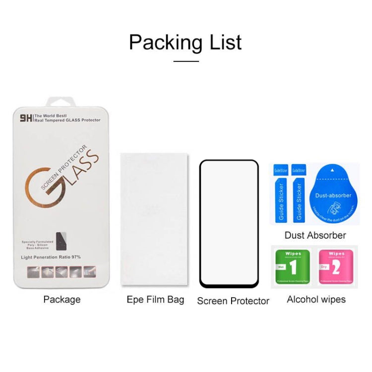 Full Glue Full Screen Tempered Glass Film, For OPPO A52