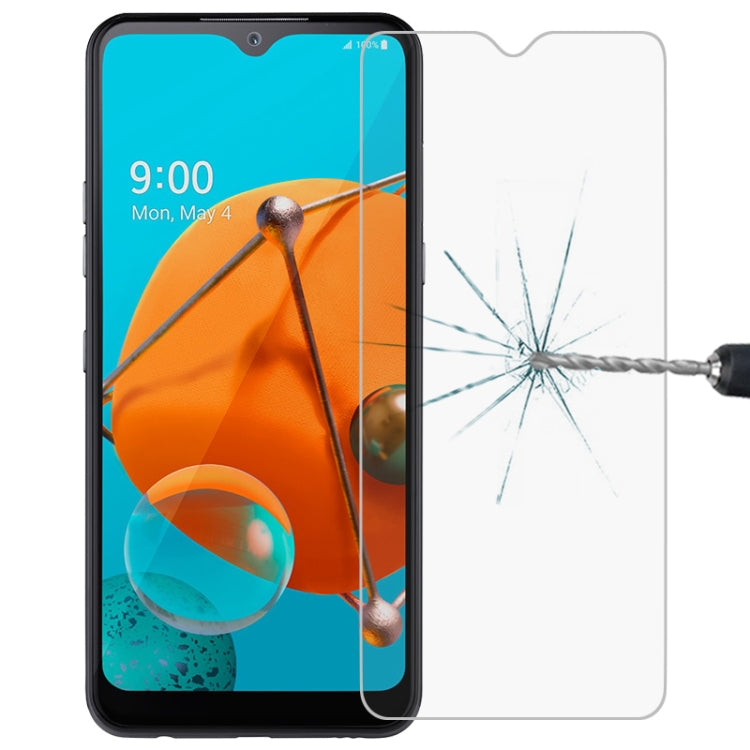 0.26mm 9H 2.5D Explosion-proof Tempered Glass Screen Film, For LG K51