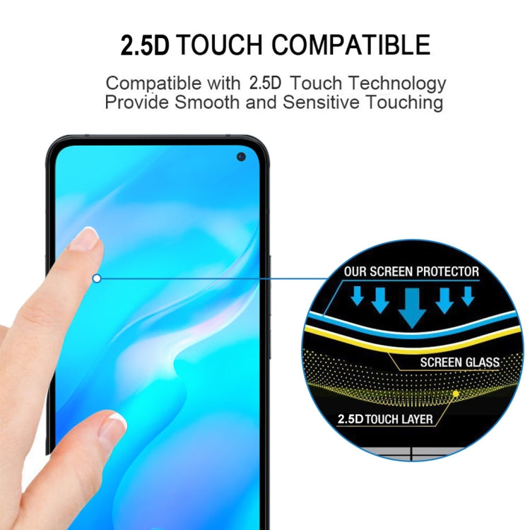 For Vivo X30 Full Glue Full Cover Screen Protector Tempered Glass Film