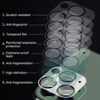 For iPhone 13 Pro Max HD Rear Camera Lens Protector Tempered Glass Film