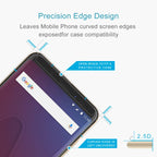 0.26mm 9H Surface Hardness 2.5D Curved Edge Tempered Glass Front Screen Protector, For Wiko View