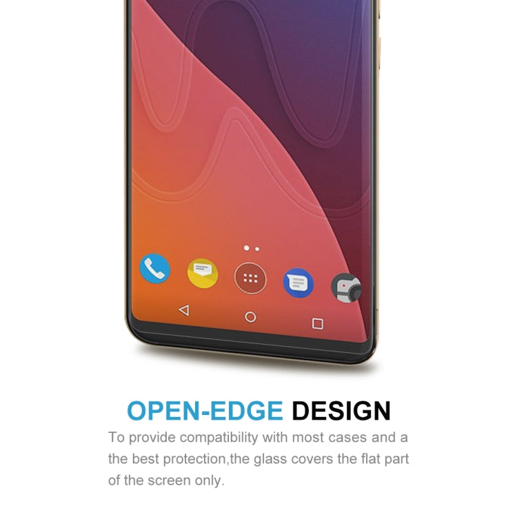 0.26mm 9H Surface Hardness 2.5D Curved Edge Tempered Glass Front Screen Protector, For Wiko View