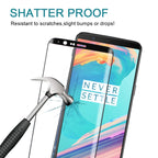 3D Curved Edge 9H Hardness HD Tempered Glass Screen Protector, For OnePlus 5T