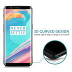 3D Curved Edge 9H Hardness HD Tempered Glass Screen Protector, For OnePlus 5T