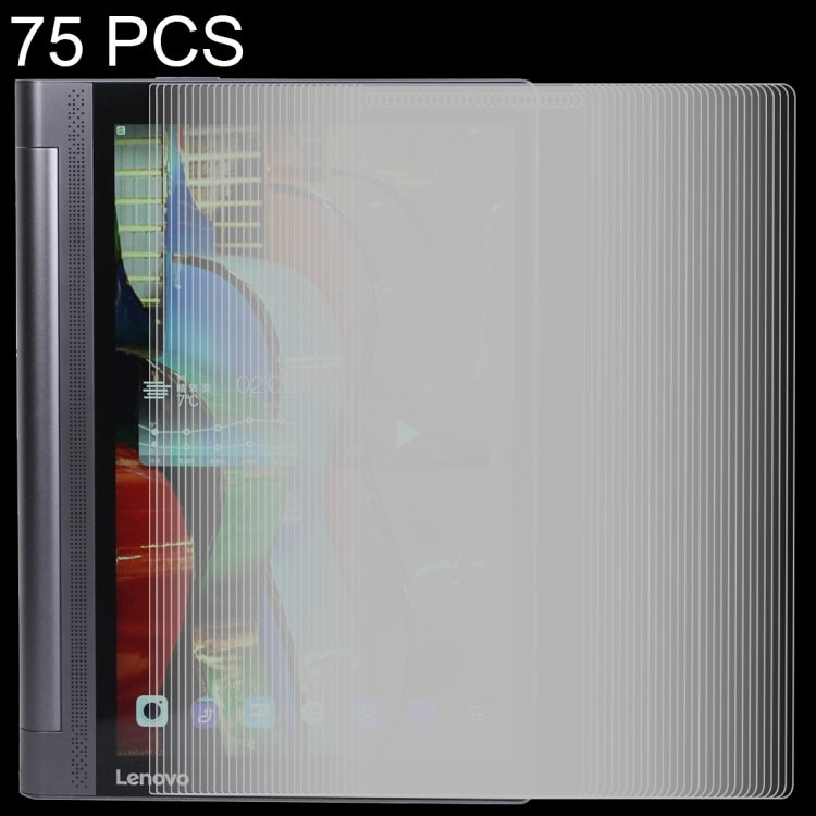 75 PCS 0.3mm 9H Full Screen Tempered Glass Film for Lenovo Yoga Tab 3 Pro 10.1