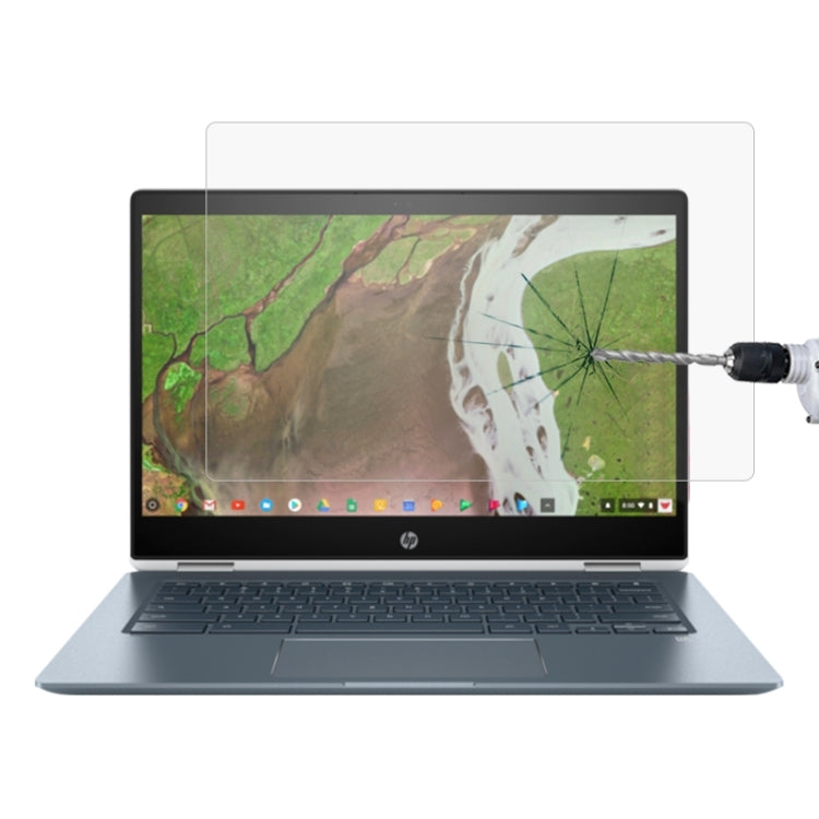 Laptop Screen HD Tempered Glass Protective Film for HP Chromebook x360 - 14-da0021nr 14 inch