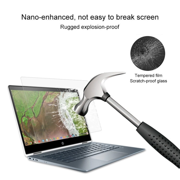 Laptop Screen HD Tempered Glass Protective Film for HP Chromebook x360 - 14-da0021nr 14 inch
