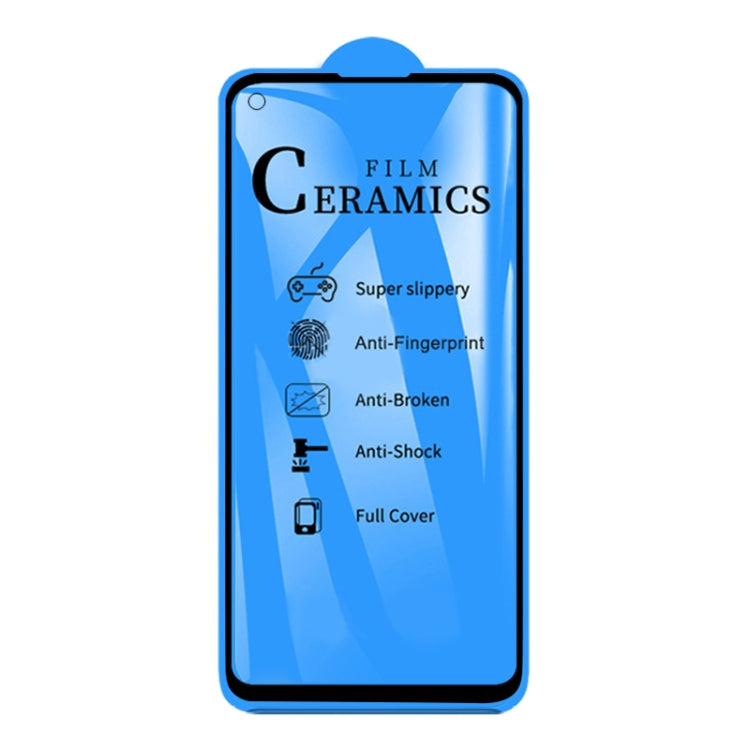 25 PCS For Huawei P40 Lite 2.5D Full Glue Full Cover Ceramics Film