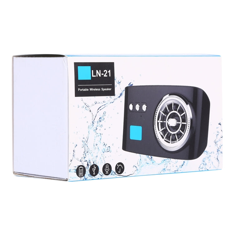 LN-21 DC 5V Portable Wireless Speaker with Hands-free Calling, Support USB & TF Card