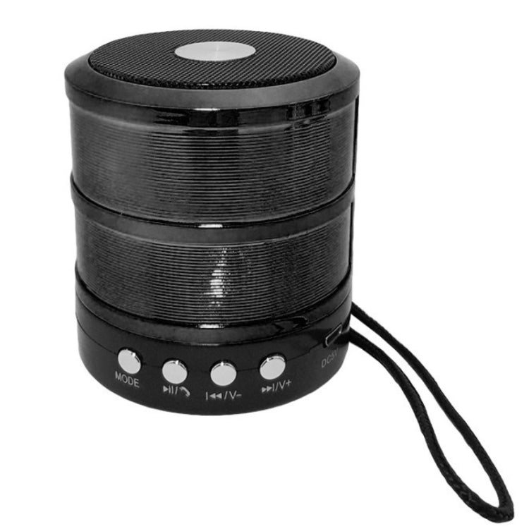 WS-887 Bluetooth Speaker with Lanyard, Support Hands-free Call & FM & U Disk & TF Card & AUX