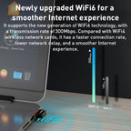 EP-A300 300Mbps WiFi6 USB Free Drive Network Adapter