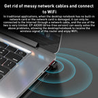 EP-A300 300Mbps WiFi6 USB Free Drive Network Adapter