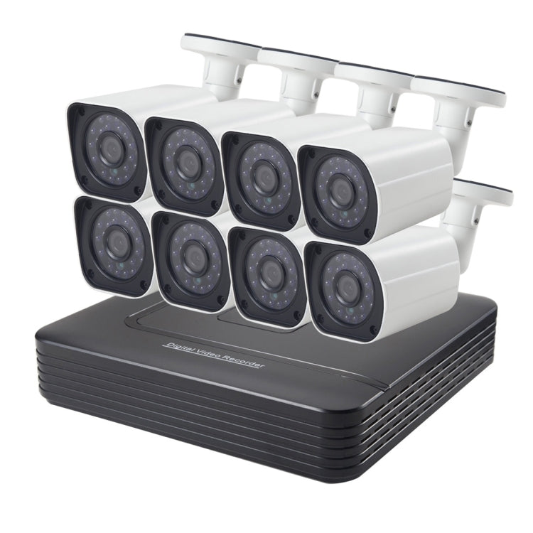 A8B6 8Ch Bullet IP Camera NVR Kit, Support Night Vision / Motion Detection, IR Distance: 15m — view 10