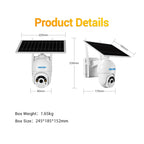 ESCAM QF450 HD 1080P 4G EU Version Solar Powered IP Camera with 64G Memory, Support Two-way Audio & PIR Motion Detection & Night Vision & TF Card