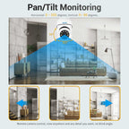 1080P HD Light Bulb WiFi Camera, Support Motion Detection, Two-way Audio, Night Vision, TF Card, ESCAM PT208
