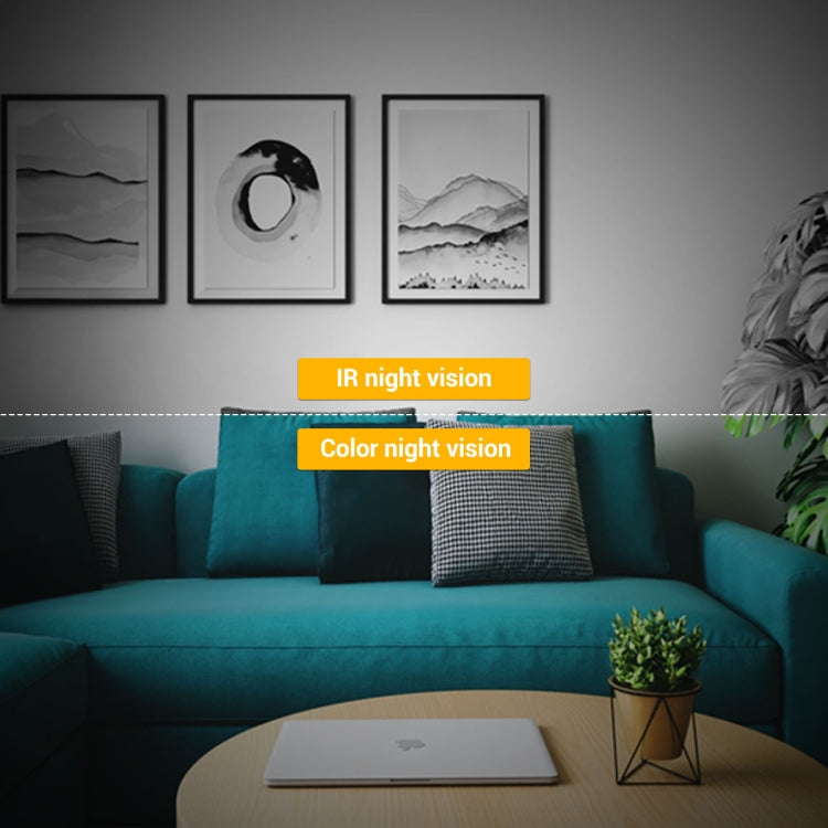 1080P HD Light Bulb WiFi Camera, Support Motion Detection, Two-way Audio, Night Vision, TF Card, ESCAM PT208
