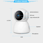 YT24 V380 3.0MP Pan-tilt IP Camera WiFi Smart Security Camera, Support TF Card / Two-way Audio / Motion Detection / Night Vision