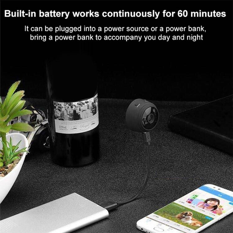 A9 1080P WiFi Wireless Network Camera Wide-angle Recorder
