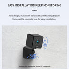 CAMSOY S20 1080P WiFi Wireless Network Action Camera Wide-angle Recorder with Mount