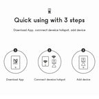 CAMSOY S50 1440P WiFi Wireless Network Action Camera Wide-angle Recorder with Mount