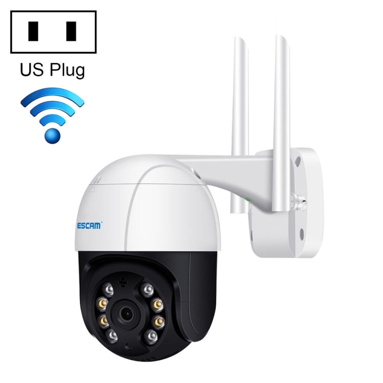 ESCAM QF218 1080P Pan / Tilt AI Humanoid Detection IP66 Waterproof WiFi IP Camera, Support ONVIF / Night Vision / TF Card / Two-way Audio, US Plug — view 16