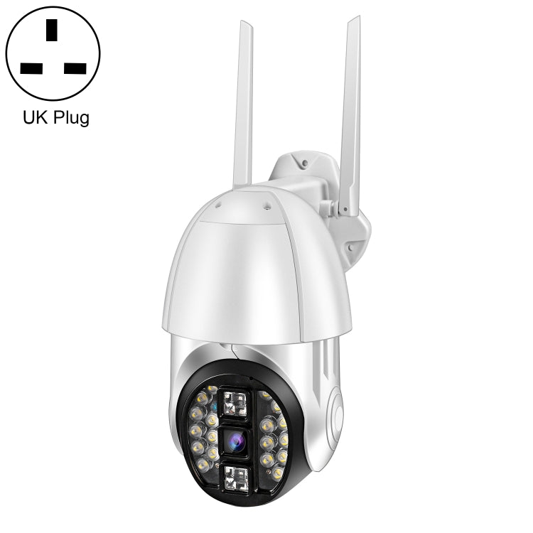 QX33 1080P Panoramic PTZ 360 Degree Rotating WIFI Camera, Support Day and Night Full Color & Two-way Voice Intercom & Motion Detection Alarm & Video Playback & 64GB TF Card, AU Plug