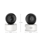 YT46 HD Wireless Indoor Network Shaking Head Camera, Support Motion Detection & Infrared Night Vision & TF Card, US Plug