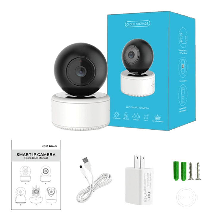 YT46 HD Wireless Indoor Network Shaking Head Camera, Support Motion Detection & Infrared Night Vision & TF Card, US Plug