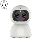 YT48 HD Wireless Indoor Network Shaking Head Binocular Camera, Support Motion Detection & Infrared Night Vision & TF Card, US Plug