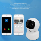 YT48 HD Wireless Indoor Network Shaking Head Binocular Camera, Support Motion Detection & Infrared Night Vision & TF Card, US Plug