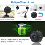 A9+ 1080P WiFi Remote Wireless Camera, Support Night Vision & Motion Detection & TF Card, Broadcom Bluetooth Solution