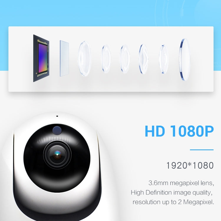 ESCAM PVR008 HD 1080P WiFi IP Camera, Support Motion Detection / Night Vision, IR Distance: 10m, AU Plug
