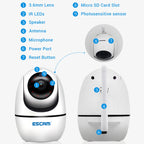 ESCAM PVR008 HD 1080P WiFi IP Camera, Support Motion Detection / Night Vision, IR Distance: 10m, AU Plug