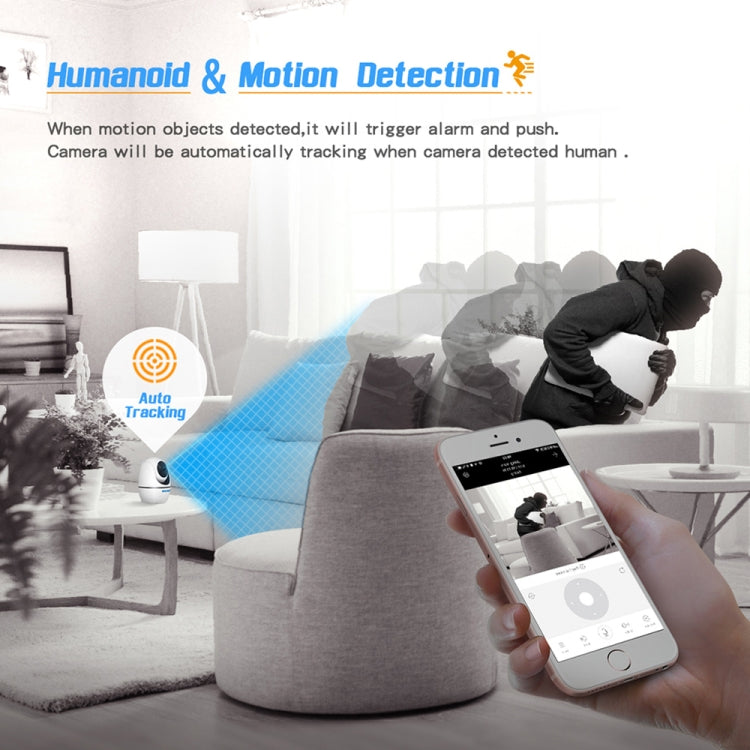 ESCAM PVR008 HD 1080P WiFi IP Camera, Support Motion Detection / Night Vision, IR Distance: 10m, AU Plug