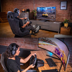 Logitech G923 Game Racing Steering Wheel Pedal Shift Lever for PS5 / PS4 / PC