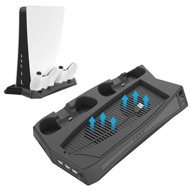 Vertical Charging Stand With Cooling Fan For PS5 De / UHD, KJH P5-010