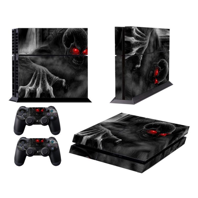 Fashion Color Protective Film Sticker for Sony PS4, Dark Devil Pattern