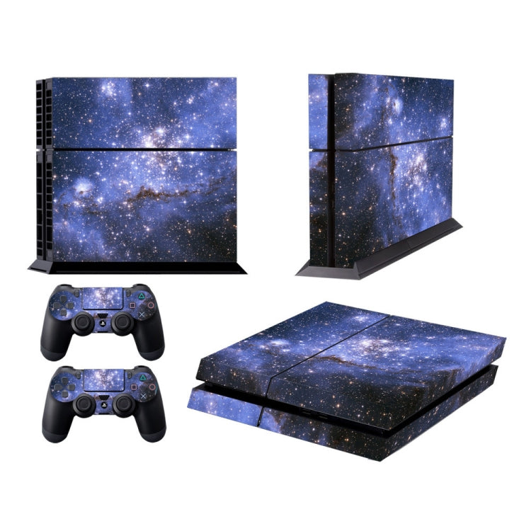 Fashion Color Protective Film Sticker for Sony PS4, Starry Sky Pattern