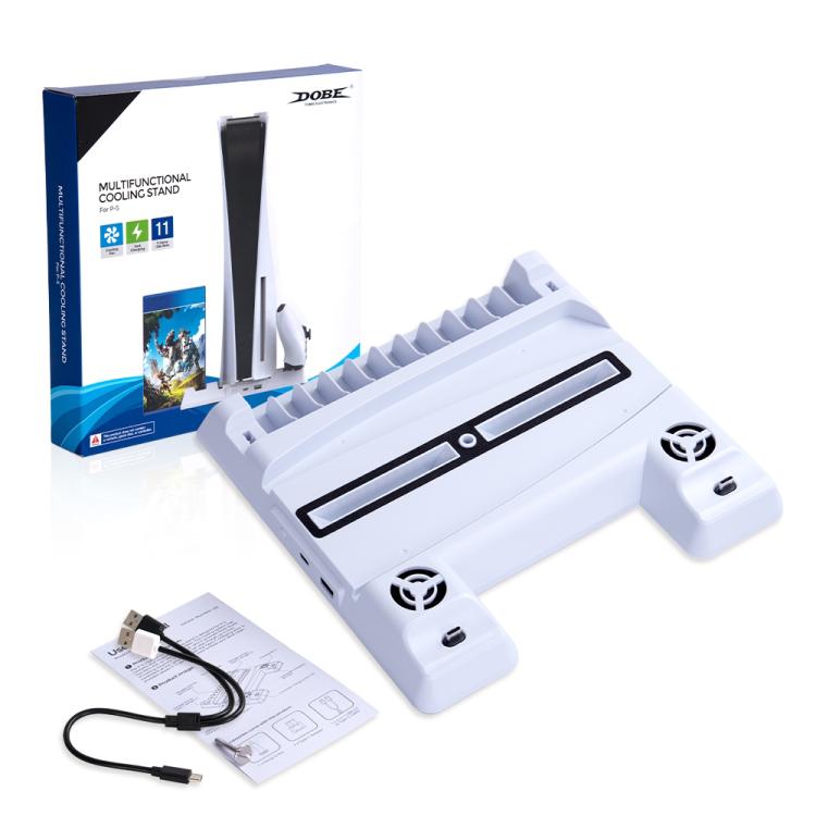 DOBE TP5-0593 Multi-function Stand With Game Disc Storage For PS5