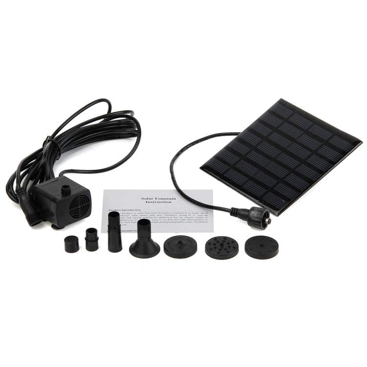 Squared Solar-powered Water Fountain Pump — view 4