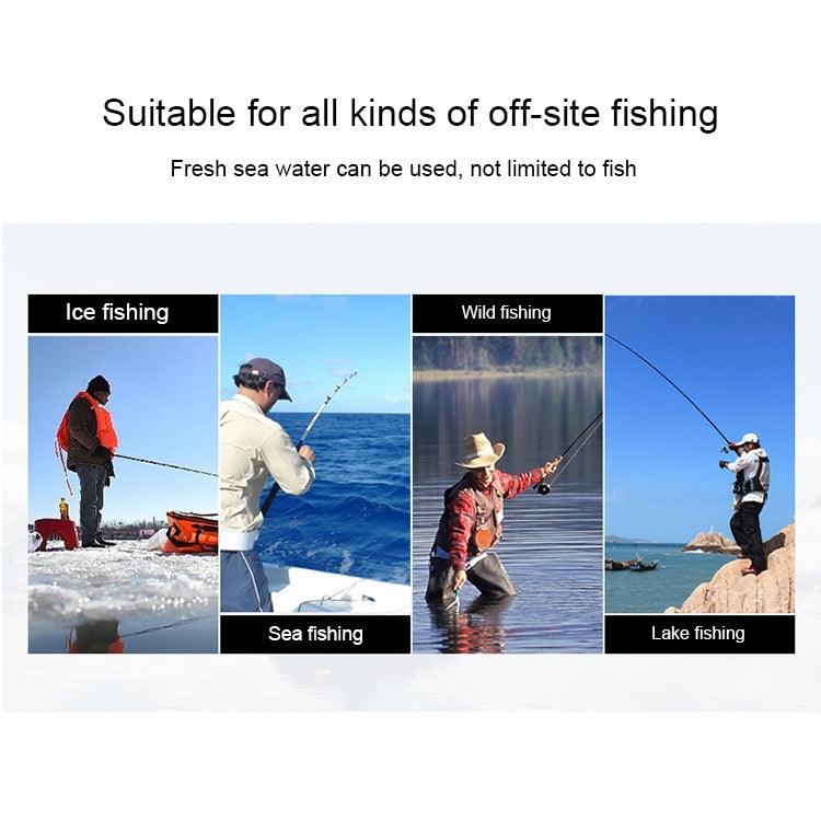 35cm Portable Ice Fishing Rod Shrimp Rod Lure Rod Fishing Gear Fittings, Extension Length :100cm