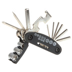 Multifunction Folding Bicycle Repair Combination Tools, 16 in 1