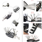 Multifunction Folding Bicycle Repair Combination Tools, 16 in 1
