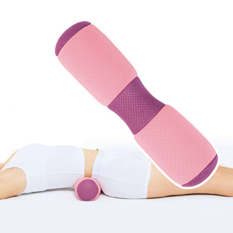Multifunction Yoga Pillow Beautiful Buttocks Pelvis Pillow Cervical Lumbar Health Pillow Yoga Stick Waist(Pink)