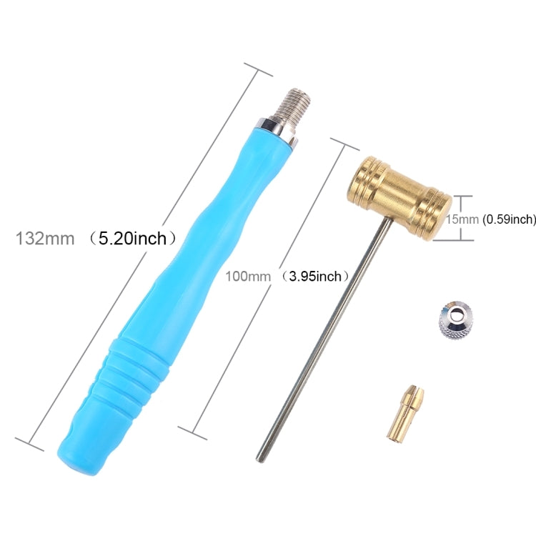 15mm Mini Round Head Small Copper Hammer — view 3