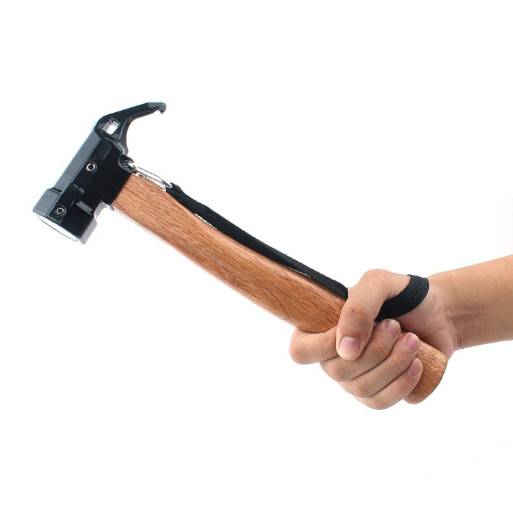 CLS-Outdoor Hexagonal Brass Brass Multi-function Nail Puller Shark Hammer