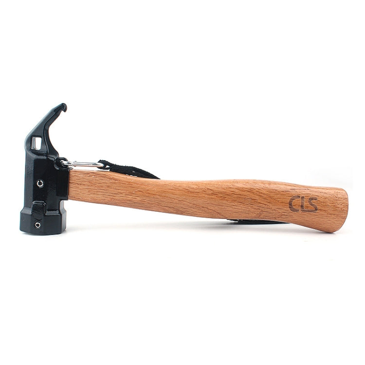 CLS-Outdoor Hexagonal Brass Brass Multi-function Nail Puller Shark Hammer