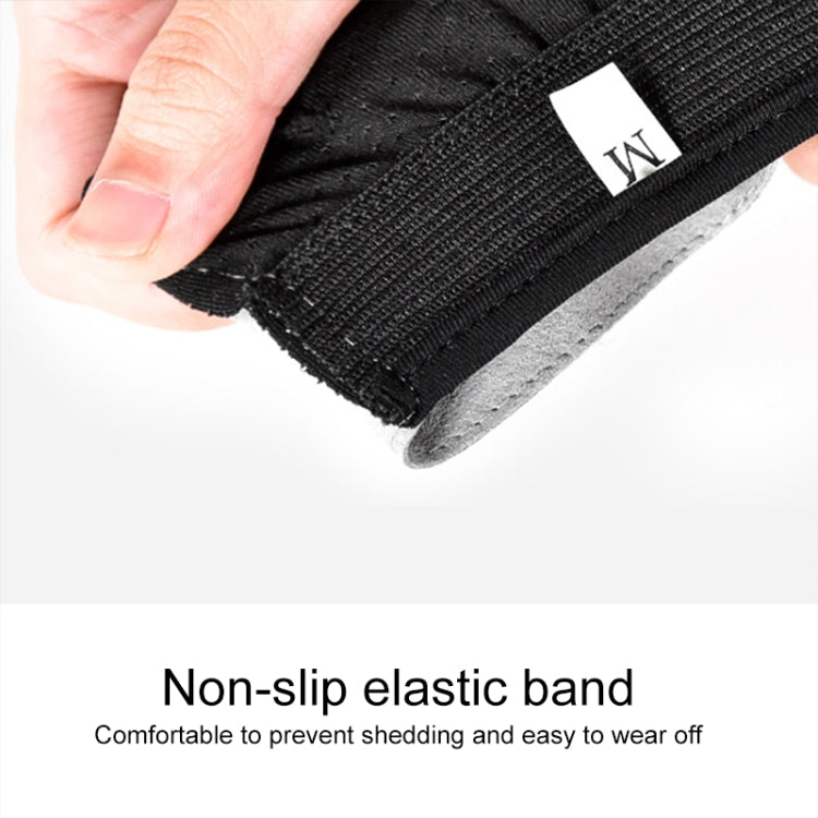 Half Finger Yoga Gloves Anti-skid Sports Gym Palm Protector, Palm Circumference: 19cm, Size: L