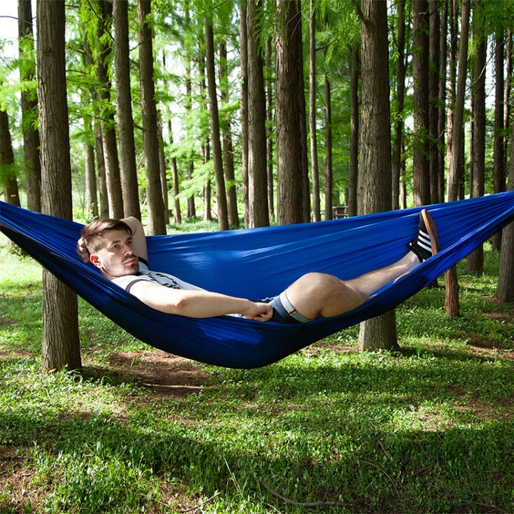 Portable Outdoor Parachute Hammock with Mosquito Nets, Army Green, Black, Dark Blue + Baby Blue, Pink Blue, Green, Blue — view 17