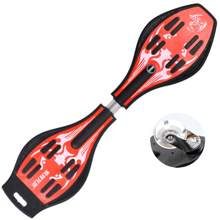 Fashion Vulcan Pattern Two-wheeled Skateboard Luminous Flash Wheel Vitality Board, Vulcan Pattern